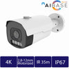 8MP AI Full Color Motorized Lens IP Bullet (CAM-IP3738W-AS-SI-Z-AI)