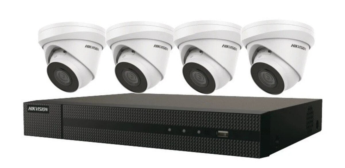 4 MP Outdoor WDR Fixed Turret Network Camera Kit EKI-K41T44(C)